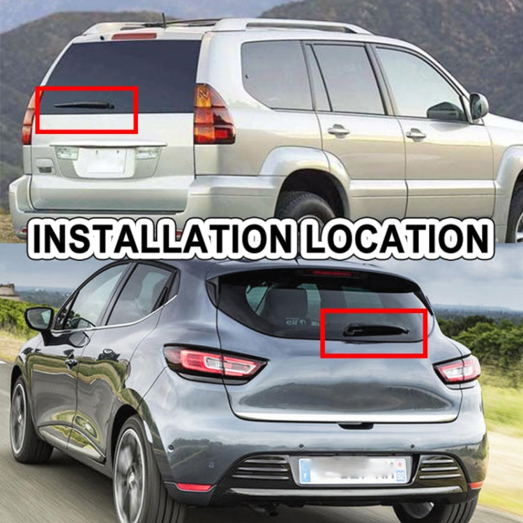 JH-BK15 For Buick Rainier 2007-2017 Car Rear Windshield Wiper Arm Blade Assembly 15232653 by buy2fix