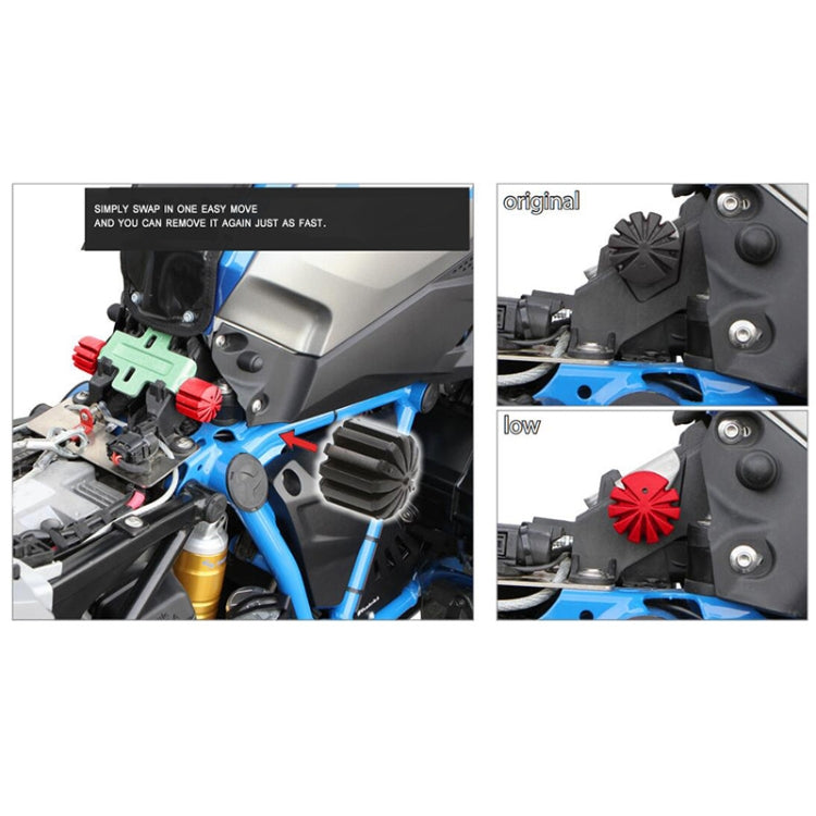 For BMW R1200GS R1250G R1250RT Motorcycle Seat Lowering Adjustment Bracket (Black) by buy2fix