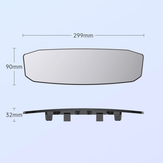 SHUNWEI SD-2415 Car Anti-glare Rear-view Mirror, Size: 299 x 90mm by SHUNWEI