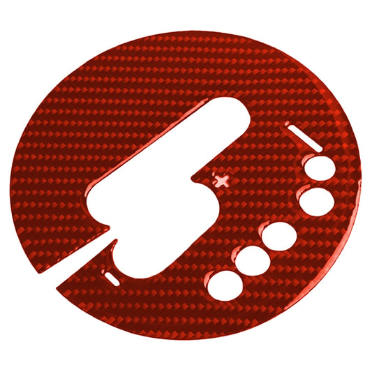 10 in 1 Car Carbon Fiber Central Control Gear Multimedia Decorative Sticker for Nissan 370Z / Z34 2009-, Right Drive (Red) by buy2fix