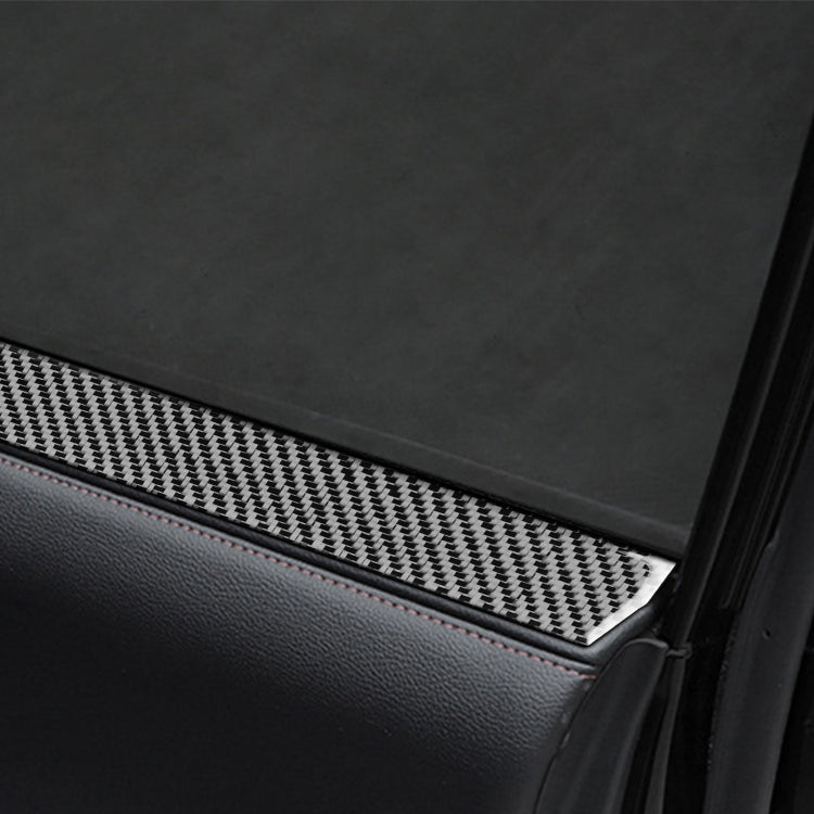 4 PCS / Set Carbon Fiber Car Window Inside Decorative Sticker for Toyota 4Runner 2010-2020 by buy2fix
