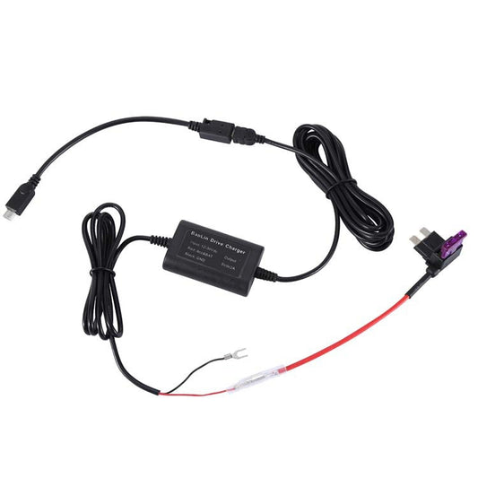 Vehicle Data Recorder Voltage Drop Line 12V to 5V Low Voltage Protection Electrical Appliance Step-down Line, Length: 3.2m by buy2fix
