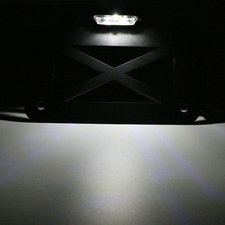 Motorcycle American Cruise Retro License Plate Holder with Light by buy2fix