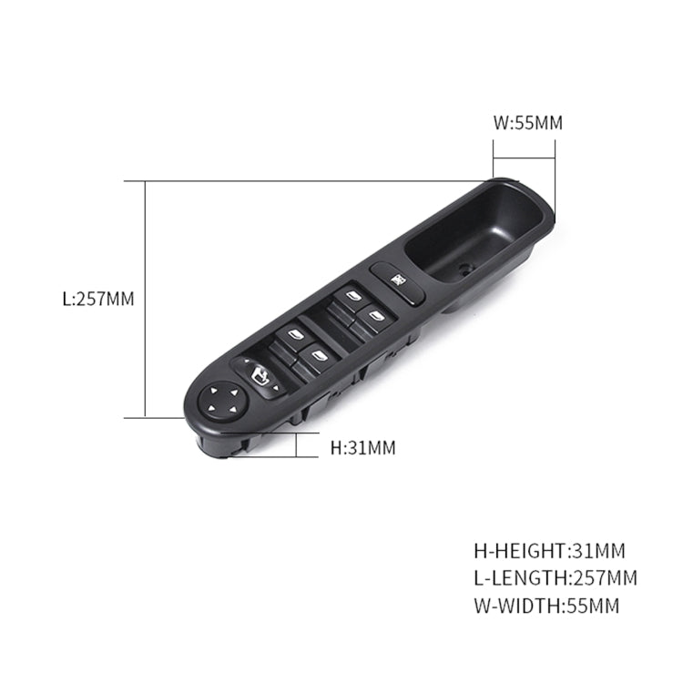 Car Auto Front Left Electronic Window Master Control Switch Button 6554.KT for Peugeot 307 by buy2fix