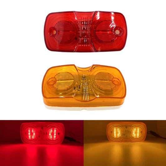 2pcs MK-106 Truck 12LEDs Side Marker Light (Yellow Light) by buy2fix
