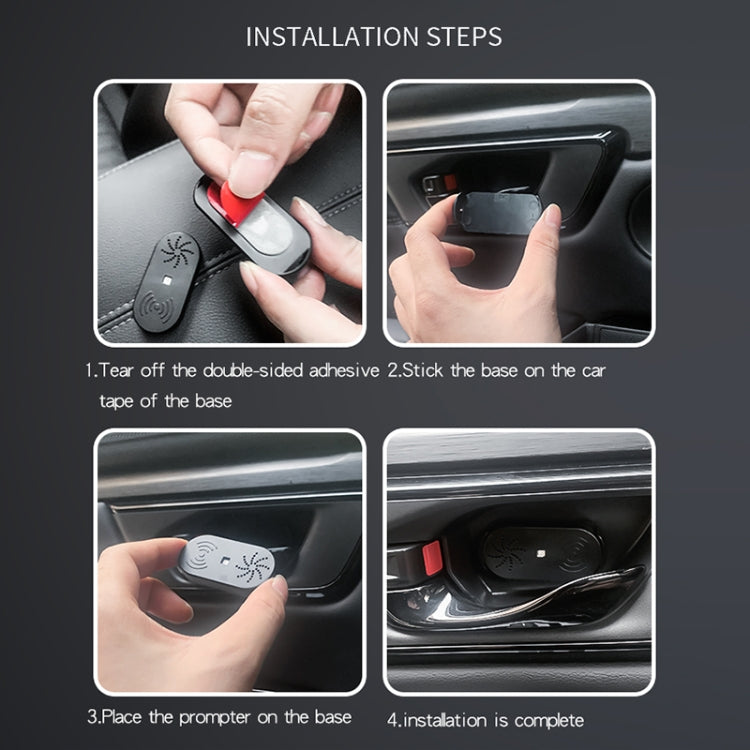 Car Door Opener Alarm Automatic Induction Voice LED Prompt Light by buy2fix