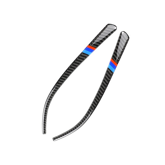 Three Color A Carbon Fiber Car Rearview Mirror Bumper Strip Decorative Sticker for BMW F30 2013-2018 / F34 2013-2017 by buy2fix