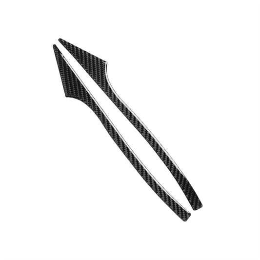 Carbon Fiber Car Rearview Mirror Bumper Strip Decorative Sticker for BMW 5 Series E60 2008-2010 / F10 2011-2017 / F07 2010-2015 / F01 2010-2015 by buy2fix