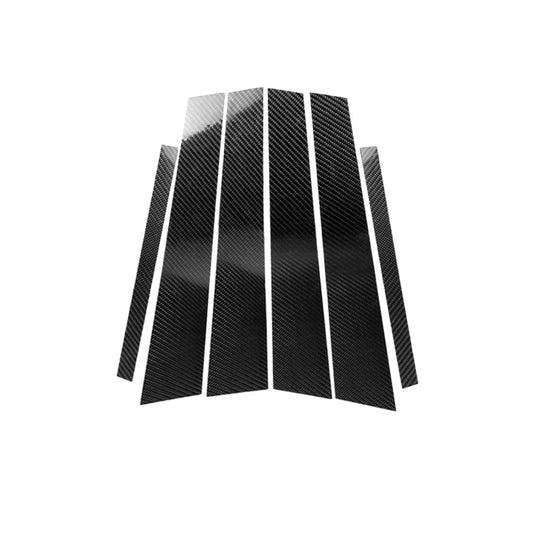 Carbon Fiber Car B Column Frame Decorative Sticker for BMW 5 Series F10 2011-2017 by buy2fix