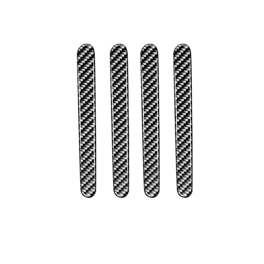 4 PCS Car Carbon Fiber Door Outside Handle Decorative Stickers for Chevrolet Cruze 2009-2015, Left and Right Drive Universal by buy2fix