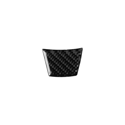 Car Carbon Fiber Solid Color Steering Wheel Decorative Sticker for BMW E70 X5 / E71 X6 2008-2013, Left and Right Drive Universal by buy2fix