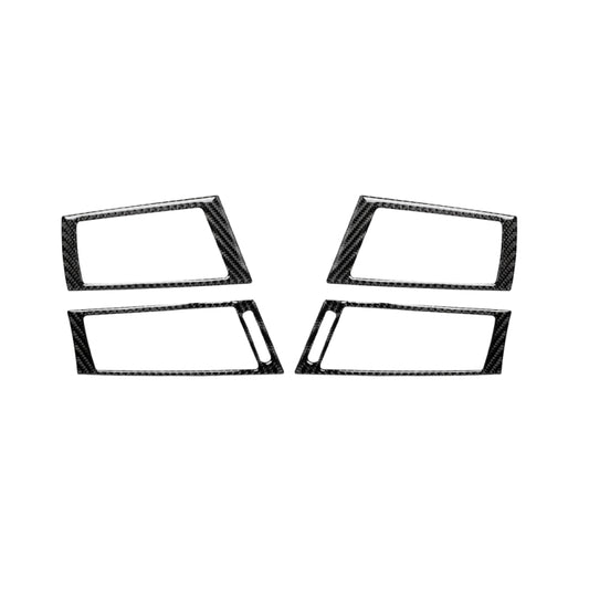 4 in 1 Car Carbon Fiber Side Air Outlet Decorative Sticker for BMW 2008-2013 X5 E70 / X6 E71, Left and Right Drive Universal by buy2fix