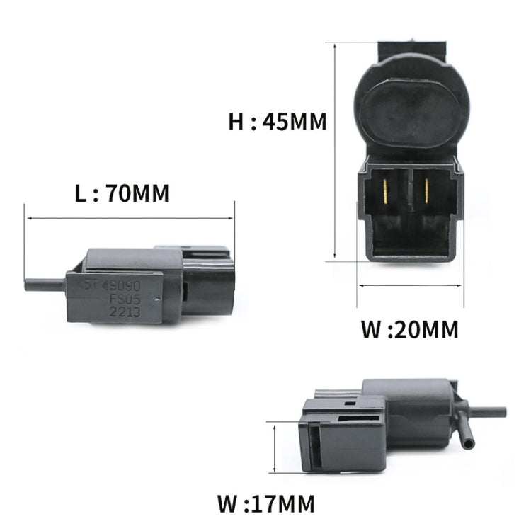 Car VSV EGR Vacuum Switch Purge Valve Solenoid Kl01-18-741 for Mazda by buy2fix