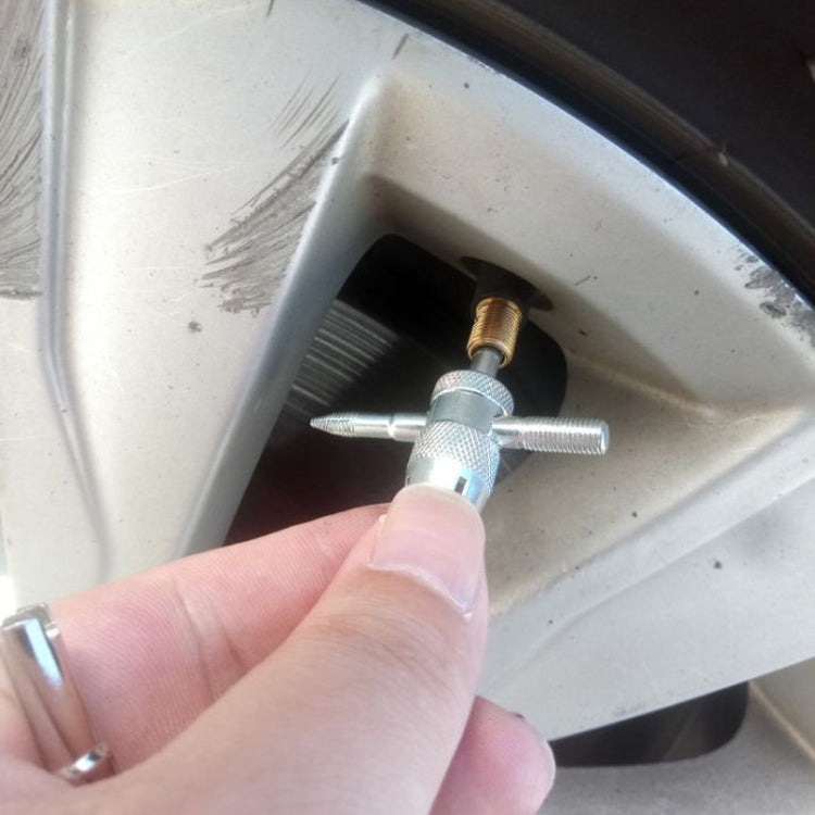 4 in 1 Remover Tool + 6 Car Trunk Motorcycles Tire Valve by buy2fix