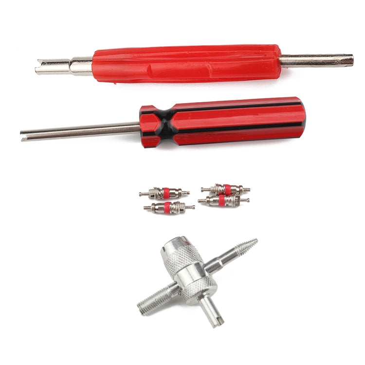 Tire Removal Tool + Tire Valve Set for Car Trunk Motorcycles by buy2fix