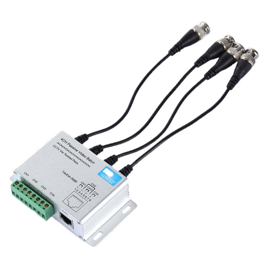 HD204A-F HD-CVI/TVI/AHD CCTV 4CH UTP Passive Video Balun by buy2fix