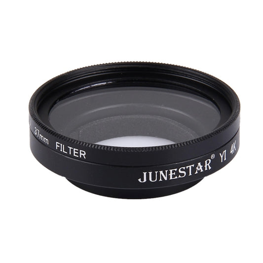 JUNESTAR for Xiaomi Xiaoyi Yi II 4K Sport Action Camera Proffesional 37mm UV Filter + Lens Protective Cap by JSR