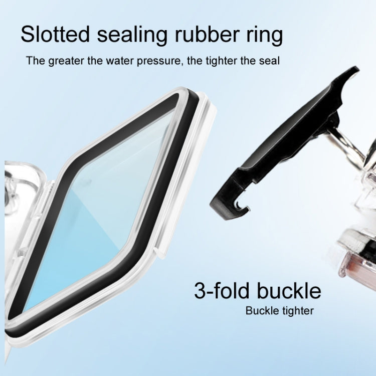 45m Waterproof Case + Touch Back Cover for GoPro HERO8 Black by buy2fix