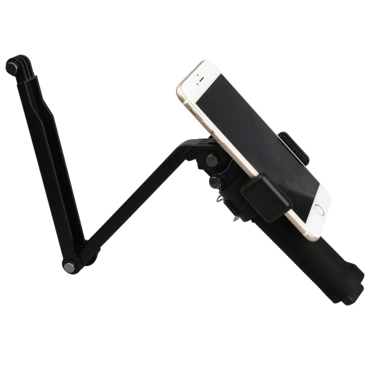 Mobile Phone Clip Holder for GoPro & SJCAM & Xiaoyi Handheld Selfie Monopod, Dig Clip Port Diameter: 2.6cm-3cm by buy2fix