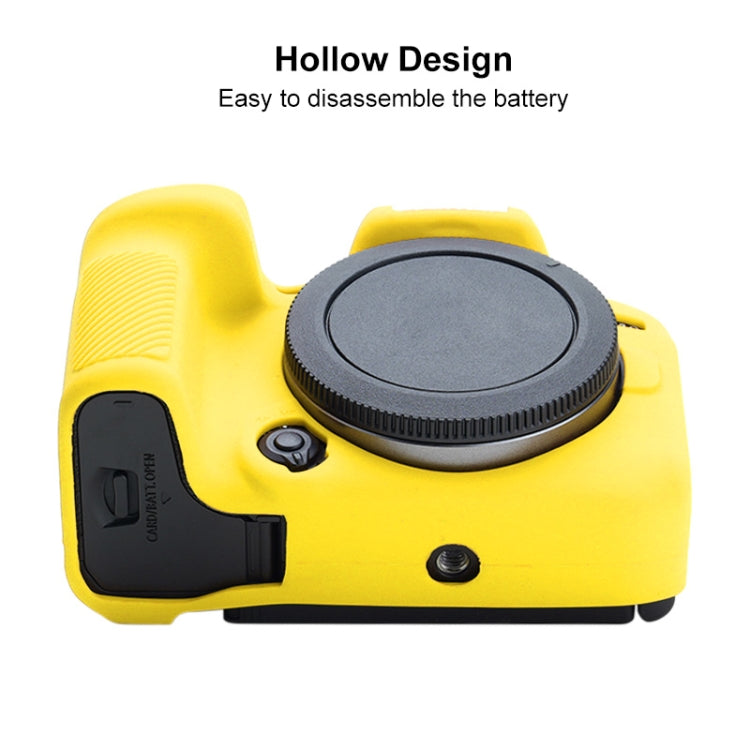 For Canon EOS R10 Soft Silicone Protective Case (Yellow) by buy2fix