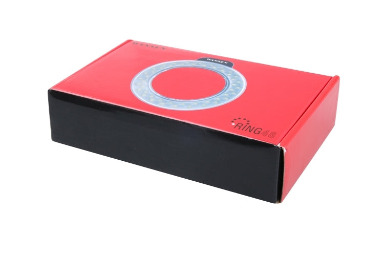 Circular LED Flash Light with 48 LED Lights & 6 Adapter Rings(49mm/52mm/55mm/58mm/62mm/67mm) for Macro Lens(Orange) by YONGNUO