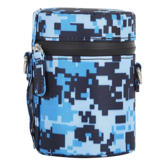 Camouflage Color Small Lens Case Zippered Cloth Pouch Box for DSLR Camera Lens, Size: 11x8x8cm (Blue) by buy2fix
