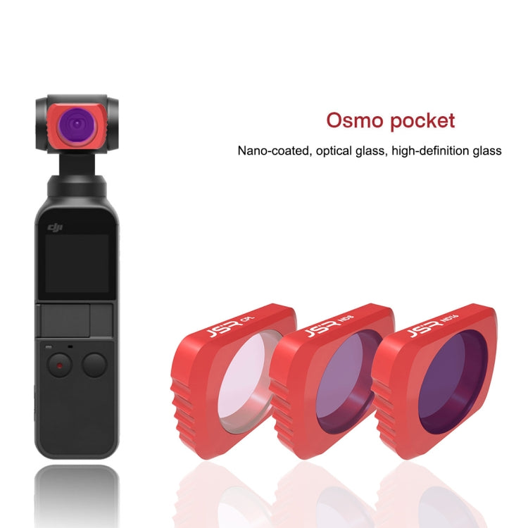 3 in 1 HD Slim CPL & CPL & ND8 & ND16 Lens Filter for DJI OSMO Pocket by JSR