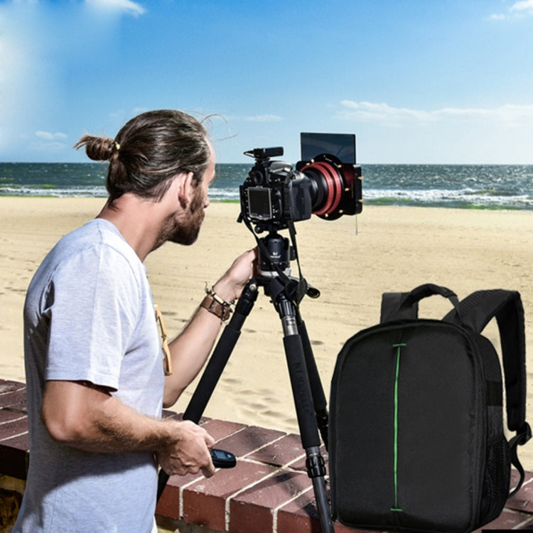 DL-B028 Portable Casual Style Waterproof Scratch-proof Outdoor Sports Backpack SLR Camera Bag Phone Bag for GoPro, SJCAM, Nikon, Canon, Xiaomi Xiaoyi YI, iPad, Apple, Samsung, Huawei, Size: 27.5 * 12.5 * 34 cm(Orange) by buy2fix