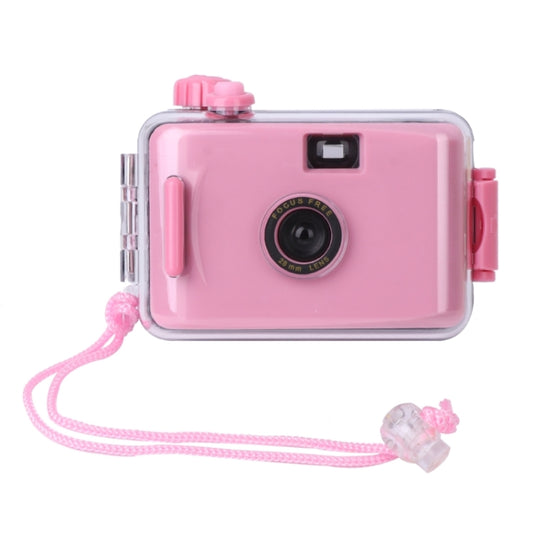 SUC4 5m Waterproof Retro Film Camera Mini Point-and-shoot Camera for Children (Pink) by buy2fix