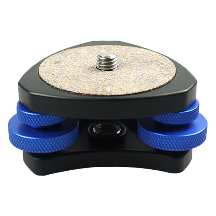 DLEV-3838 Precision Bubble Level Leveling Base Tripod Head Plate with 3/8 inch Screw & 3 Adjustment Dials for Tripod Mount by buy2fix