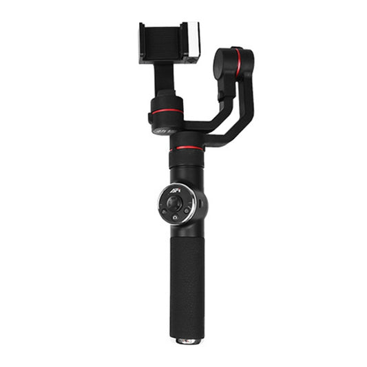 AFI V5 Smooth 3-Axis Handheld Aluminum Brushless Gimbal Stabilizer with Tripod Mount & Fill Light for Smartphones within 6 inch, Support Face Tracking(Black) by buy2fix