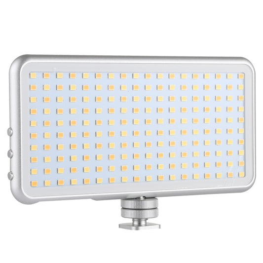 LED011S Pocket 180 LEDs Professional Vlogging Photography Video & Photo Studio Light with OLED Display & Cold Shoe Adapter Mount for Canon / Nikon DSLR Cameras by buy2fix