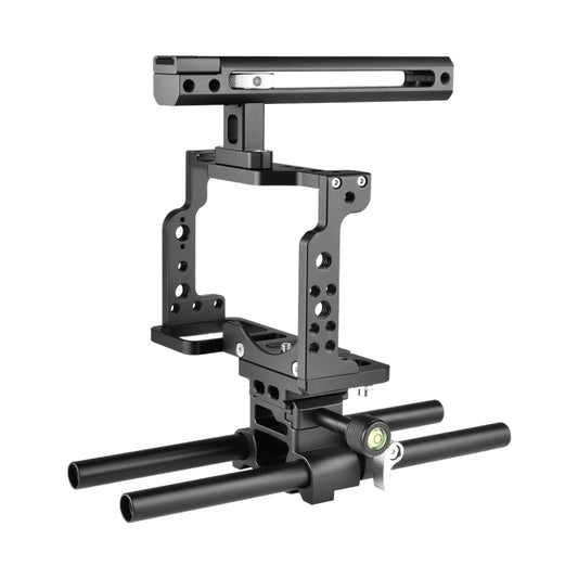 YELANGU C15 YLG0711A Video Camera Cage Stabilizer with Handle & Rail Rod for Nikon Z6 / Z7(Black) by YELANGU