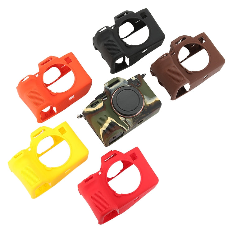 For Sony ILCE-7RM5 / Alpha 7R V Soft Silicone Protective Case (Camouflage) by buy2fix
