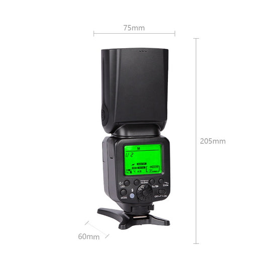 Triopo TR-666 2000mAh 2.4G Wireless Dual TTL Mode Flash Speedlite for Canon / Nikon DSLR Cameras by TRIOPO