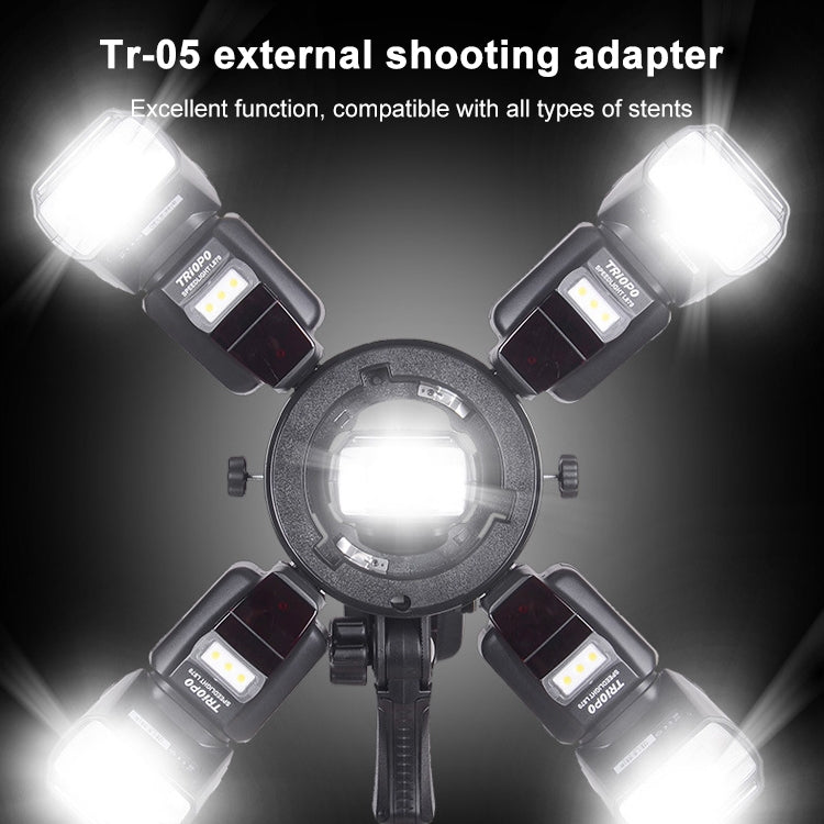 TRIOPO TR-05 Flash Holder Multi-function Camera Universal S-type Holder Accessories Transfer Interface by TRIOPO