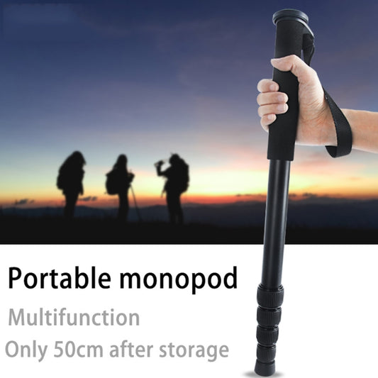 BEXIN P285-A Portable Travel Outdoor DSLR Camera Aluminum Alloy Monopod Holder (Black) by BEXIN