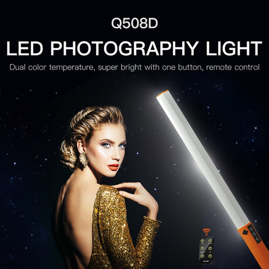 LUXCeO Q508D Dual Color Temperature Photo LED Stick Video Light Handheld LED Fill Light Flash Lighting Lamp(Orange) by LUXCeO
