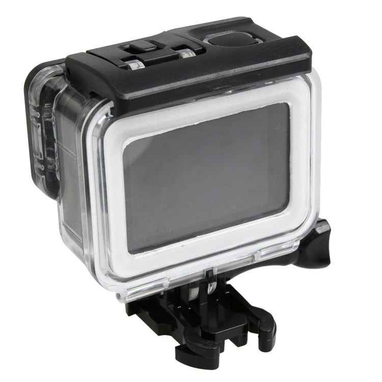 For GoPro HERO5 30m Waterproof PC & ABS Housing Protective Case + Touch Back Cover with Buckle Basic Mount & Long Screw, Backcover Size: 7 x 6 cm by buy2fix