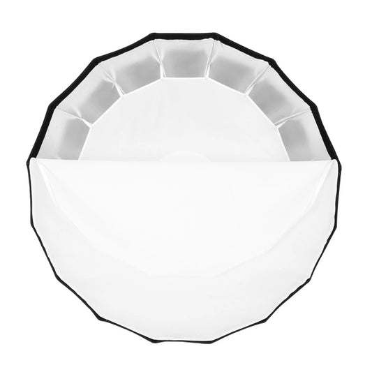 Godox P120L Diameter 120cm Parabolic Softbox Reflector Diffuser for Studio Speedlite Flash Softbox(Black) by Godox