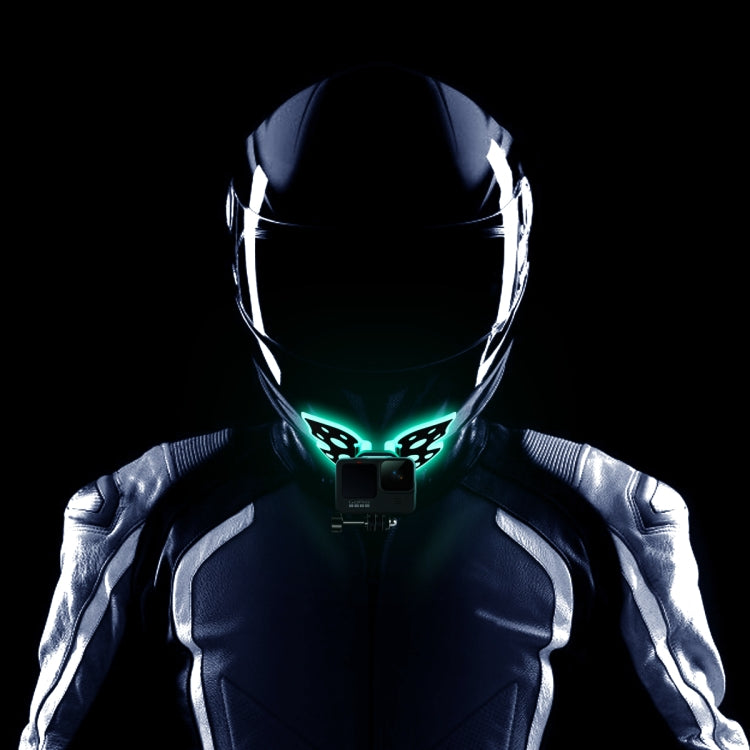 Butterfly Helmet Mount Adapter with 3-Way Pivot Arm & J-Hook Buckle & Long Screw for GoPro, Insta360, DJI and Other Action Cameras (Blue) by buy2fix