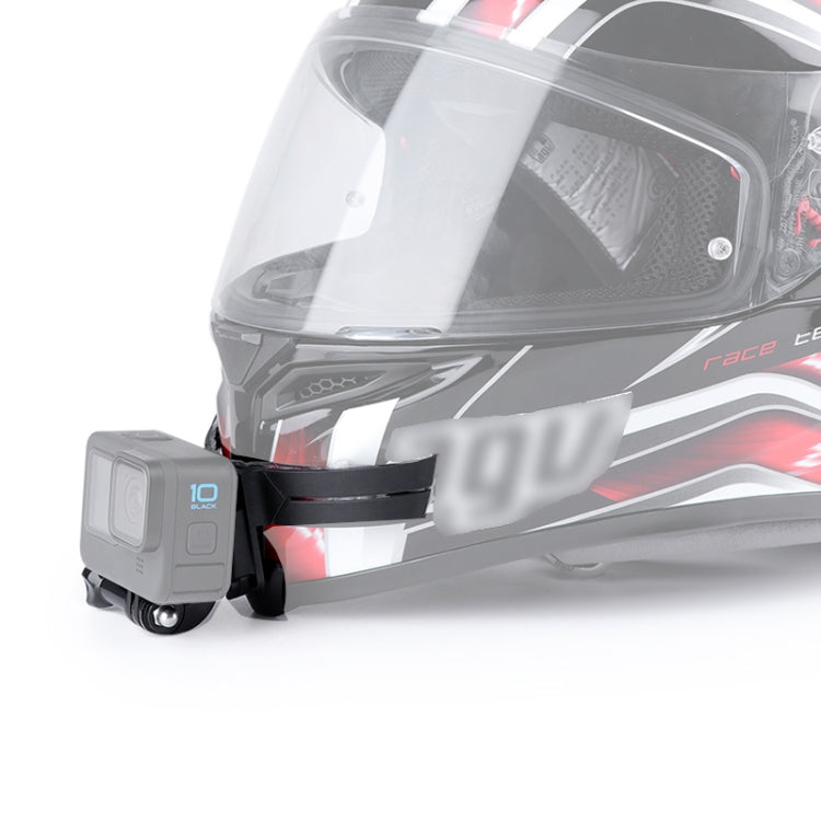 Helmet Mount with J-Hook Buckle for GoPro, Insta360, DJI and Other Action Cameras (Black) by buy2fix