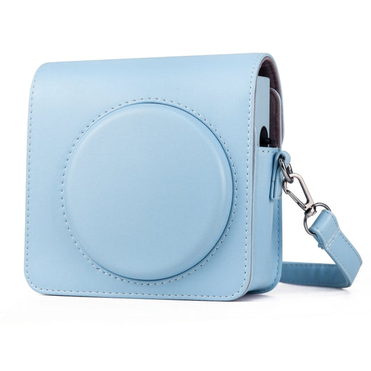 Full Body PU Leather Case Camera Bag with Strap for FUJIFILM instax Square SQ1 (Blue) by buy2fix
