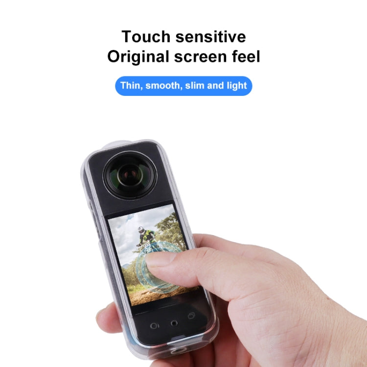 For Insta360 X3 Full Body Clear TPU Protective Case (Transparent) by buy2fix
