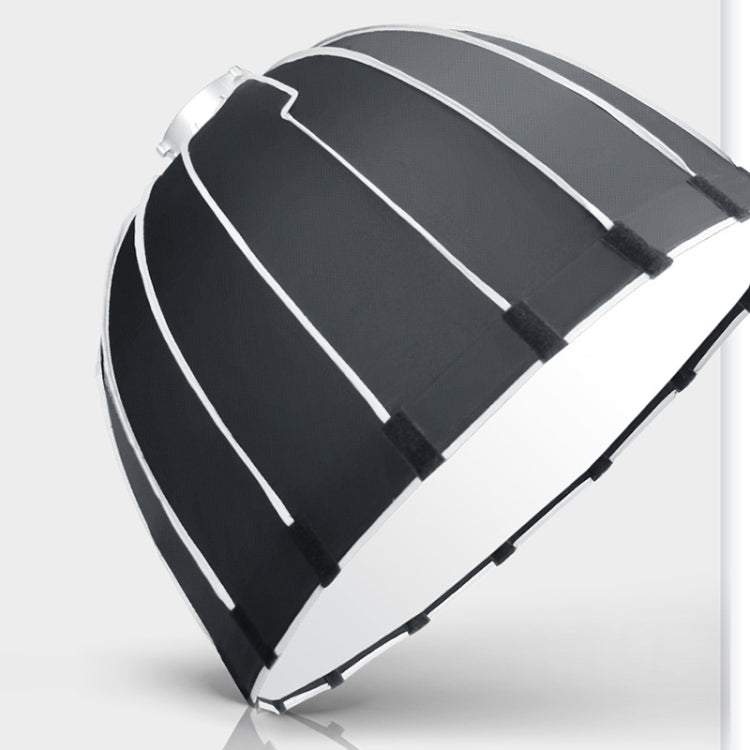 TRIOPO KP2-120 120cm Speedlite Flash Deep Parabolic Softbox Bowens Mount Diffuser(Black) by TRIOPO