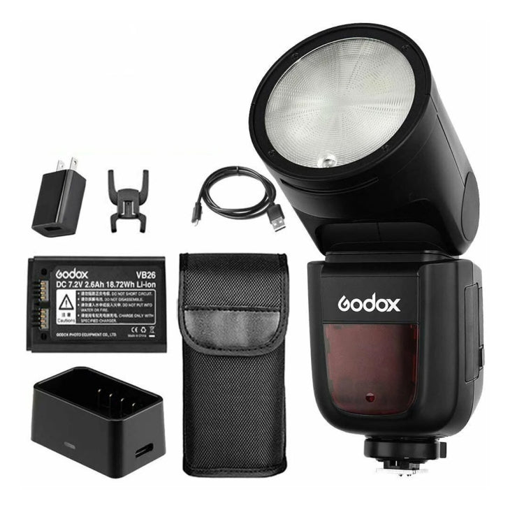 Godox V1O Round Head TTL Flash Speedlite for Olympus (Black) by Godox