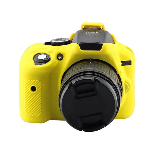 Soft Silicone Protective Case for Nikon D5300(Yellow) by buy2fix