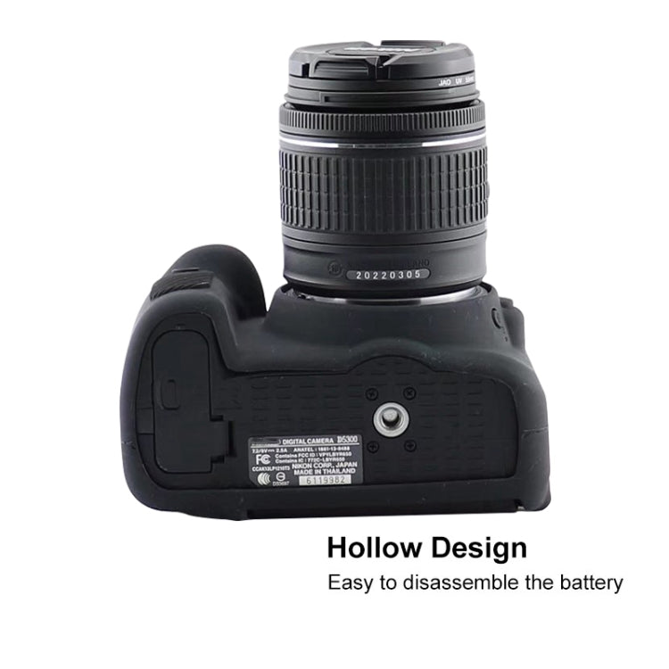 Soft Silicone Protective Case for Nikon D5300(Black) by buy2fix