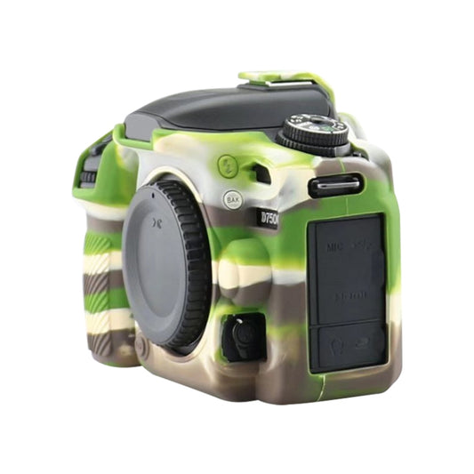 Soft Silicone Protective Case for Nikon D7500 (Camouflage) by buy2fix