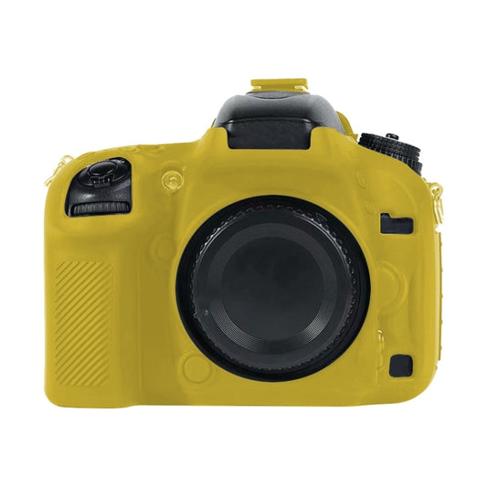 For Nikon D600 / D610 Soft Silicone Protective Case(Yellow) by buy2fix